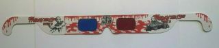 Friday The 13th Part 3 Paper 3d Glasses 1982 Red Blue Lenses 3d Video Corp