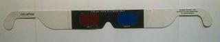 Friday the 13th Part 3 Paper 3D Glasses 1982 Red Blue Lenses 3D Video Corp 2