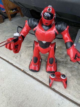 Wowwee 2005 Red Robosapien V2 Humanoid 22” Inches Rc - Parts Only Not