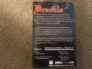 Dracula - Creatures Of The Night - 1/8th Figure - Resin Bust - Never out of box 3