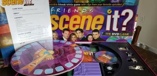 Friends Scene It Board Game First Edition Dvd Trivia 2005 Complete