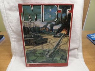 Avalon Hill Mbt (main Battle Tank) Box Good Partly Punched