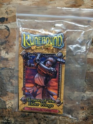 Fantasy Flight Games Runebound 2nd Ed Crown Of The Elder Kings Adventure Card Ex