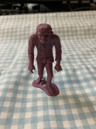 1 Mpc Purple Frankenstein Creature Of Doom Vintage 1960s Plastic Horror Figure