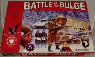 Battle Of The Bulge 1991/1981/1965 Avalon Hill Board Game Un - Punched/un - Played