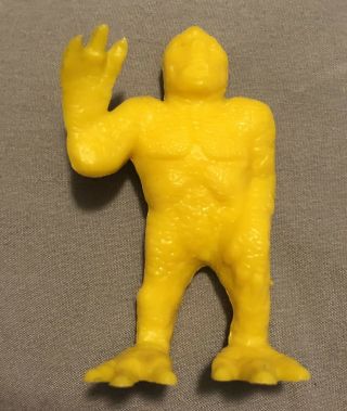 Vintage Palmer Plastic Monsters Yellow It Came From Outer Space 3 " 1960s Kid Toy