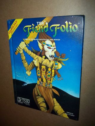 Ad&d Fiend Folio Tsr 1981