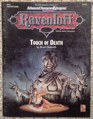Ra3 - Touch Of Death - Ravenloft - Advanced Dungeons & Dragons - Ad&d Tsr