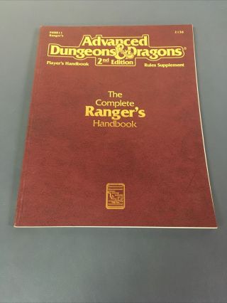 Tsr Advanced Dungeons & Dragons: The Complete Ranger 