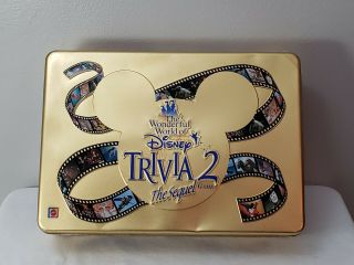 The Wonderful World Of Disney Trivia 2 The Sequel Game,  Collectible Tin Complete