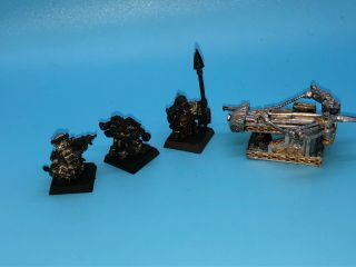 Warhammer Dwarf Bolt Thrower With Crew Complete Metal Oop Age Of Sigmar B