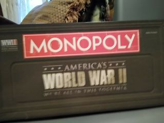 Monopoly World War Ii Hasbro Board Game We Are All In This Together Ww2 Complete