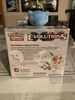 Pokémon English XY Evolutions Factory Booster Box Charizard Base Set PSA 3