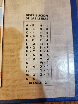 Scrabble Edición en español Spanish Edition Family Crossword Board Game COMPLETE 2