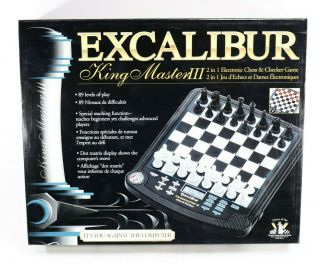 Excalibur King Master Iii Electronic Chess & Checker Game