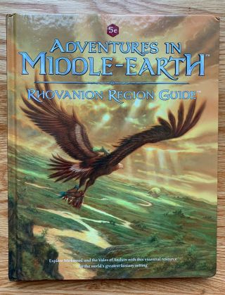 Adventures In Middle - Earth Rhovanion Region Guide Book 5e Rpg D&d