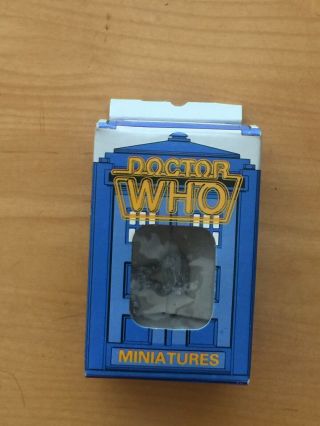 Vintage 1986 Fasa Rafm Doctor Who Miniatures 9504 Cyberman