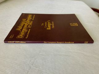 Complete Ranger ' s Handbook,  AD&D 2nd Ed. ,  TSR 2136,  1993, 3