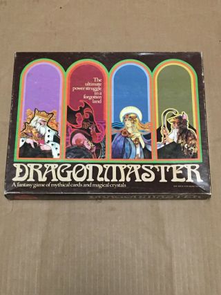 Dragonmaster 1981 Milton Bradley Lowe Fantasy Card Game Vintage