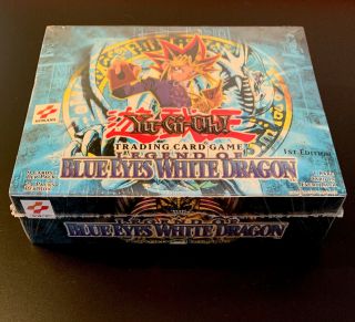 Yugioh Legend Of Blue - Eyes White Dragon 1st Edition Factory Booster Box