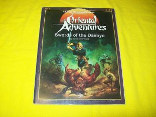 Oa1 Swords Of The Daimyo Dungeons & Dragons Ad&d Tsr9164 - 3 Oriental Adventures