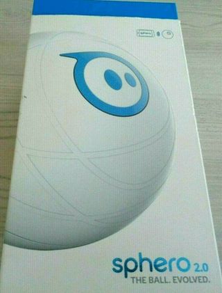 Sphero 2.  0 White The App - Enabled Robotic Ball Great Cond Complete