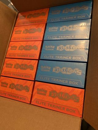 Pokemon Tcg Xy Evolutions Elite Trainer Box (case Of 10)