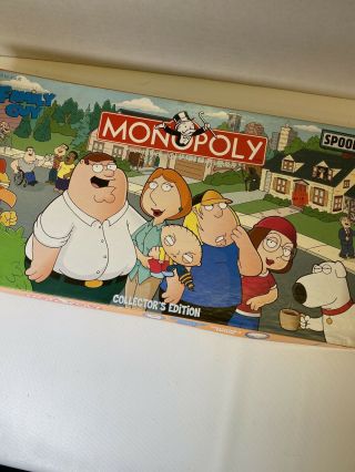 Family Guy Monopoly 2006 Collector 