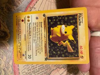 1st Edition Pokemon Ivy Error Pikachu Card Black Star Promo 1