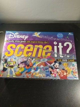 Disney Scene It Board Game 2004 First Edition Complete Ready To Play