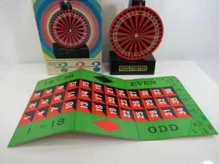 Royal London Wheel O ' Fortune Telling Game 1972 Roulette Spinning 3 - in - 1 3