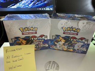 Pokemon Xy Evolutions Booster Box 36 Packs Of 10 Cards Factory