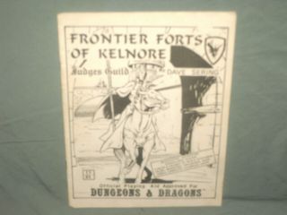 Judges Guild D&d 1st Ed Module - Frontier Forts Of Kelnore (htf And Vg, )