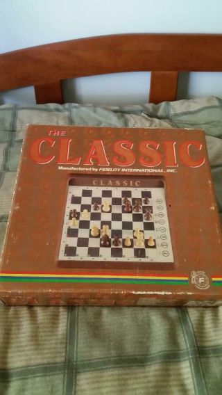 The Classic 1985 Electronic Chess Game Fidelity International 100 Complete