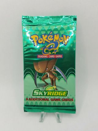 Pokemon Skyridge Booster Pack Kabutops Artwork - Unweighed See Descript
