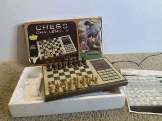 Vintage Fidelity Chess Challenger,  Model Bcc,  7 Levels,  Complete
