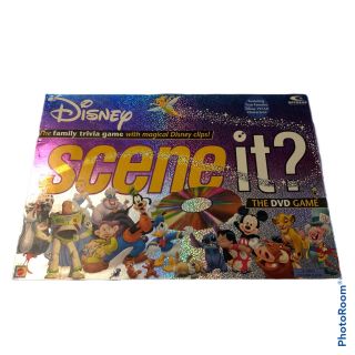 Disney Scene It? Dvd Board Game Mattel - 2004 Edition - 100 Complete