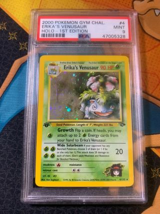 Pokemon Card: 1st Edition Erika 