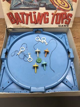 VINTAGE 1968 BATTLING TOPS IDEAL GAME MADE IN USA 3
