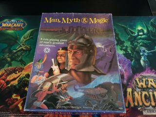 Man,  Myth & Magic Boxed Set Yaquinto Publishing 1982 Rpg Complete