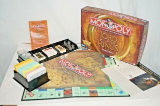Monopoly Lord Of The Rings Trilogy Edition 2003 Complete Parker Brothers Much