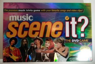 Scene It? Music Edition The Dvd Board Game 2005 - Pre - Owned