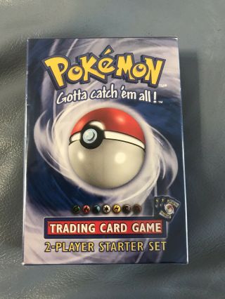 Pokemon 2 Player Starter Deck Very Rare Base Set Get 1999 Pack Pic