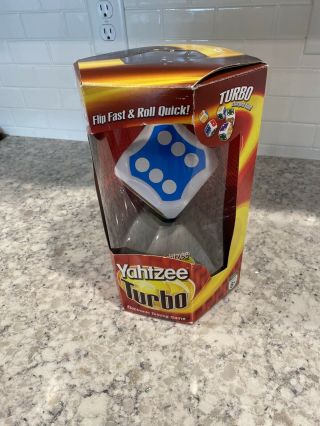 Parker Brothers Hasbro 2006 Yahtzee Turbo Electronic Talking Game Big Die Dice