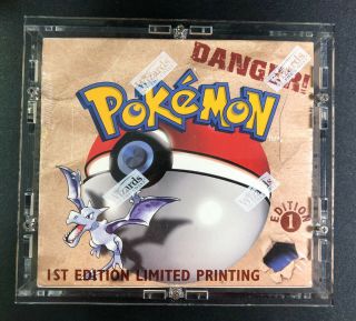 1999 Pokemon Fossil 1st Edition Booster Box - Factory