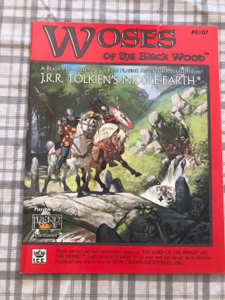 Ice Merp Woses Of The Black Wood Middle Earth Rpg Adventure Module 8109