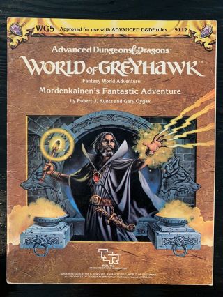 Ad&d: Wg5 - World Of Greyhawk - Mordenkainen’s Fantastic Adventure - Tsr 9112