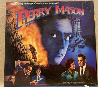 Vintage Perry Mason Board Game (tsr,  1987)