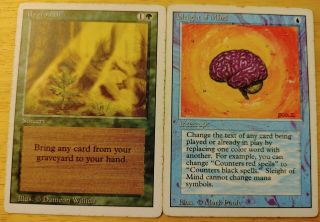MTG Magic The Gathering Revised Set - No Dual Lands (Includes Wheel of Fortune) 2