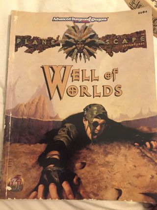 Planescape Well Of Worlds Ad&d 2nd Edition Adventure Module 2604 Vintage